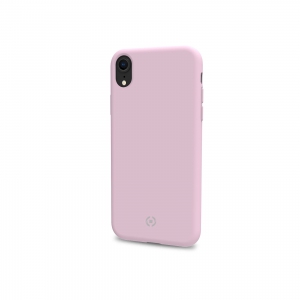 Чехол-накладка Celly Feeling для Apple iPhone XR soft touch розовый