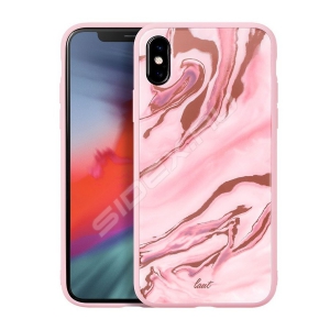 Чехол-накладка LAUT MINERAL GLASS для Apple iPhone XS Max розовый