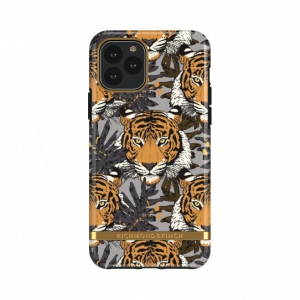 Чехол-накладка Richmond & Finch Tropical Tiger для Apple iPhone 11 Pro серый/оранжевый