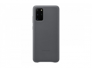 Чехол-накладка Samsung EF-VG985LJEGRU Leather Cover для Samsung Galaxy S20+ серый