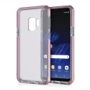 Чехол-накладка ITSKINS SUPREME FROST для Samsung Galaxy S9 светло-розовый/чёрный