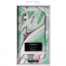 Чехол-накладка So Seven Carrare для Apple iPhone X/XS зелёный